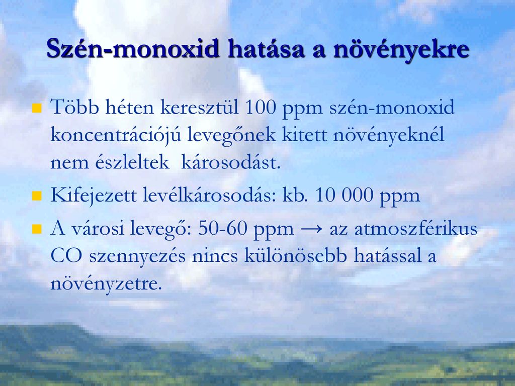 2 SZÉN MONOXID Dr Bajnóczy Gábor egyetemi docens ppt letölteni